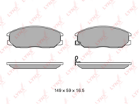 Колодки торм. HYUNDAI SANTA-FE 01-06  SSANGYONG ACTYON/KYRON 05&gt