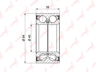 Подшипник зад. MERCEDES W124 W201 202 W203 W210