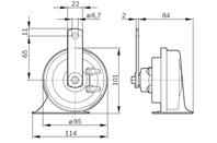 Фанфара 12v windtone new