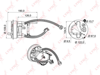 Фильтр топл. HONDA JAZZ 2001=&gt