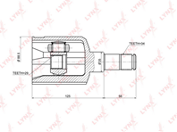 [ci1803] lynxauto шрус внутренний передний  правый/левый