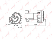 Lf-987m фильтр топливный погружной hyundai santa fe(sm ) 2.0-2.7 01-06