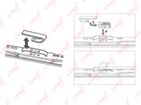 Задняя щ тка стеклоочистителя ford c-max 03-10 / focus 2 turnier 04-11 / transit