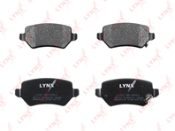 Колодки тормозные дисковые задние BD5911 от производителя LYNXAUTO