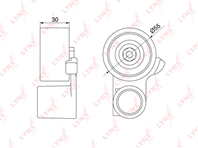 Ролик натяжной / грм Ролик натяжной / грм
