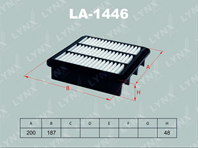 Фильтр возд. lynx hyundai elantra 1.6 06&gt i30 1.4-2.0d 07&gt  kia ceed 1.4-2.0d 06