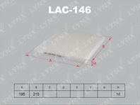 [lac146] lynxauto фильтр салона