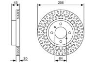 Колодки тормозные дисковые 0986424817 от фирмы BOSCH