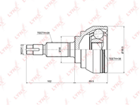 Co-3661 шрус lynxauto