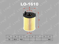 Lo-1610 фильтр масляный citroen berlingo(mf/b9) 1.6d 05&gt / c1 1.4d 05