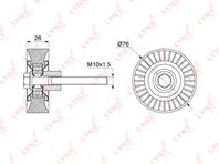 Промежуточный ролик ремня