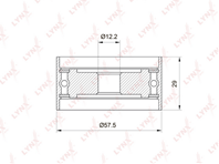 PB-3039 Направляющий ролик / ГРМ TOYOTA Avensis(T22) 2.0 97-00 / Camry 2.0-2.2 86-01 / Carina(T15-1...