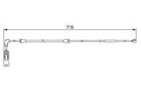 1 987 474 946 QBWS020018560F [34351165580] !датчик износа колодок зад. BMW X5 all 00&gt L715