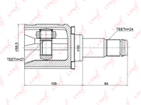 CI-3723 ШРУС внутренний TOYOTA Camry(V30) 2.4-3.0 01-06 / (V40) 2.4 06-11 / (V50) 2.5 11] / RAV 4 2...