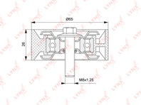 Ролик обводной приводного ремня