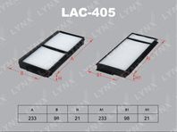 [lac405] lynxauto фильтр салона