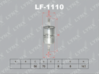 .фильтр топливный lynx lf1110