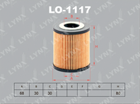 LO-1117 Фильтр масляный BMW 3 (E46) 3.0D 99-05 / 5(E39) 2.5D-3.0D 98-03 / 7(E38) 3.0D 98-01 / X5(E5...