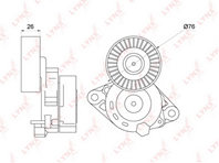 Натяжитель поликлинового ремня
