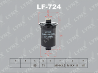 LF-724 Фильтр топливный LYNXauto