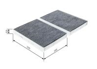 Filtr kabiny z weglem aktywnym bmw 5 (g30  f90)  5 (g31)  6 gran turis