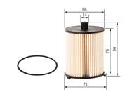 KX245/4D Фильтр топл. Toyota Yaris III 1.4 D-4D 11