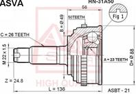 Шрус наружный 23x49x26