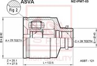 Шрус внутренний правый 23x43x28