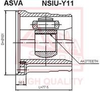 Akd0957 asva колодки тормозные дисковые передние