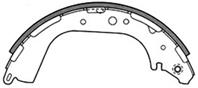 Колодки тормозные барабанные задние ASVA