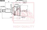 Akd19204 asva колодки тормозные