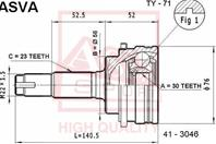 Шрус наружный 30x56x23 (toyota : starlet ep81/ep82