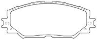 Akd12610 asva колодки тормозные дисковые передние (10013030/151018/0017561/5, китай), akyoto