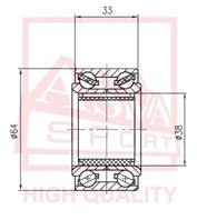 DAC3864003633 ПОДШИПНИК СТУПИЧНЫЙ