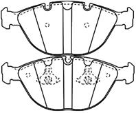 Akd0336 asva колодки тормозные дисковые передние