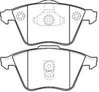 Akd0334 asva колодки тормозные дисковые передние