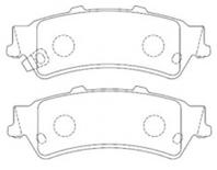 Akd0636 asva колодки тормозные дисковые задние