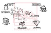 Подушка коробки скоростей передняя mt HONDA HONDA ACCORD CL# 2002-2008