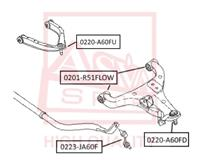 0201r51flow asva сайлентблок