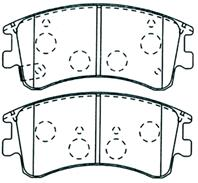 Akd1290 asva колодки тормозные дисковые передние