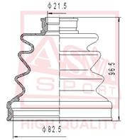 Пыльник шрус (комплект без смазки) 21x84x89