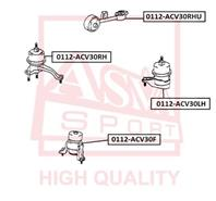 Подушка двигателя передняя at TOYOTA TOYOTA CAMRY ACV3#/MCV3# 2001-2006