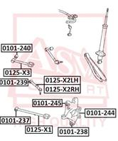 Сайлентблок задней цапфы TOYOTA TOYOTA MARK X GRX120 2004-2009