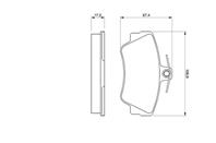 Колодки тормозные дисковые 0986460989 от компании BOSCH Колодки тормозные дисковые 0986460989 от компании BOSCH