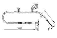 1 987 477 804_трос ручника!L 1890/1577 d 6/10 4 пр