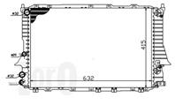 100/A6 0192- 2022 +D РАДИАТОР 630X395  А+/-C (NISSENS 60477)   AI2078