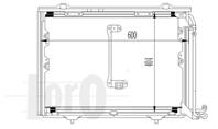 Радиатор кондиционера MERCEDES-BENZ C-CLASS W 202 (93-) C 180, CLK-CLASS W 208 (97-) CLK 320 (w/o dryer, BLACK)