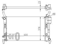 Радиатор, охлаждение двигателя
 MERCEDES-BENZ A-CLASS W 169 (04-) A 150, B-CLASS W 245 (05-) B 150 (MAN, AC +/-, PETROL)
