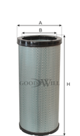 AG 1027 фильтр воздушный GoodWill
