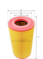 AG 1042 фильтр воздушный GoodWill